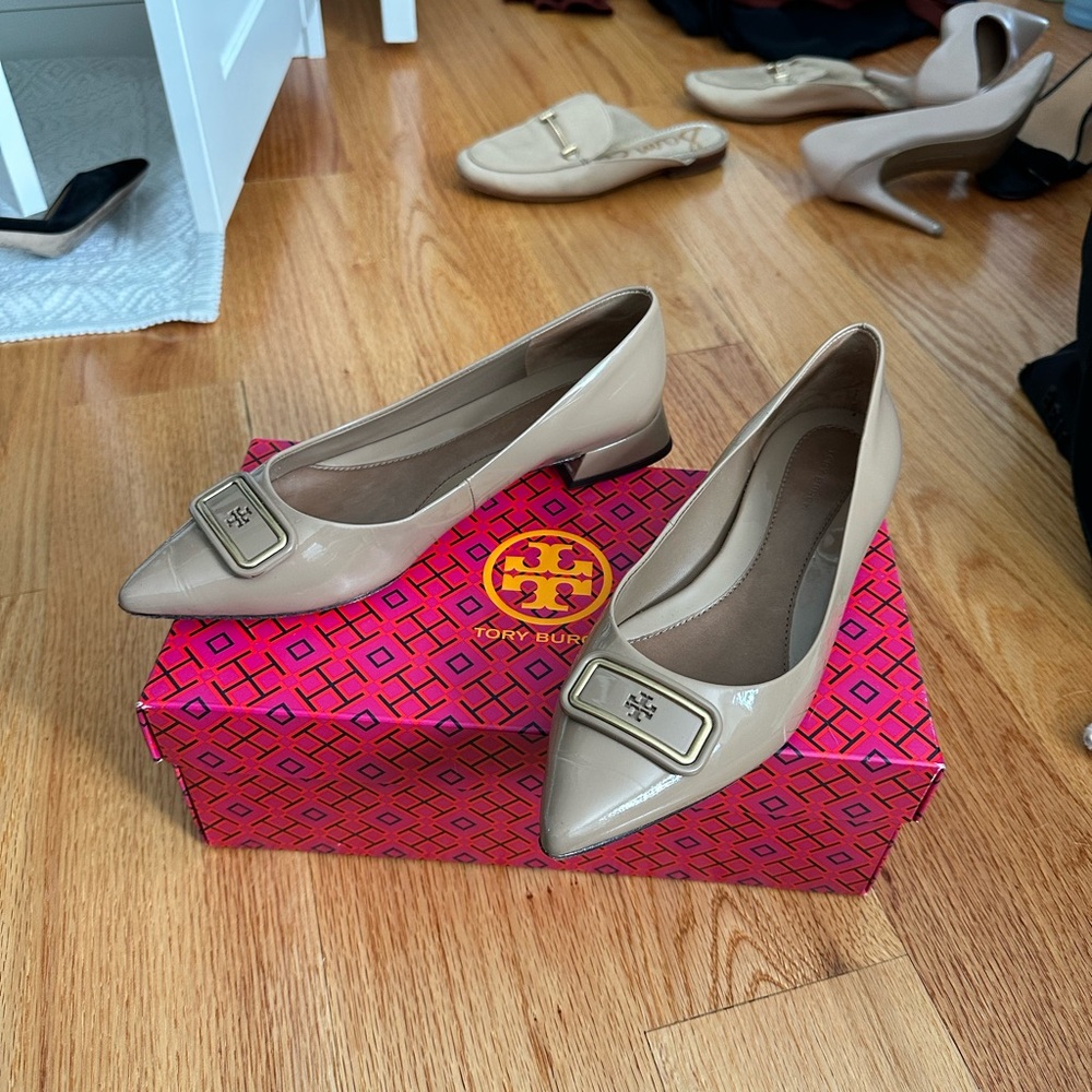 Tory Burch Georgia Patent Leather Flats